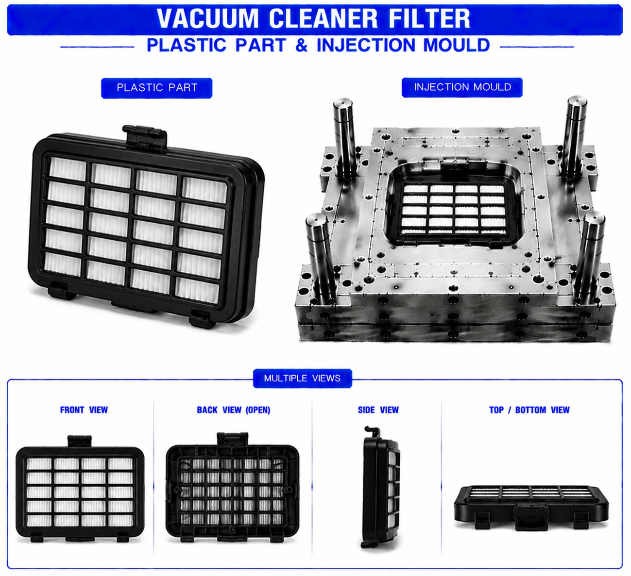 Vacuum Cleaner Plastic Filter